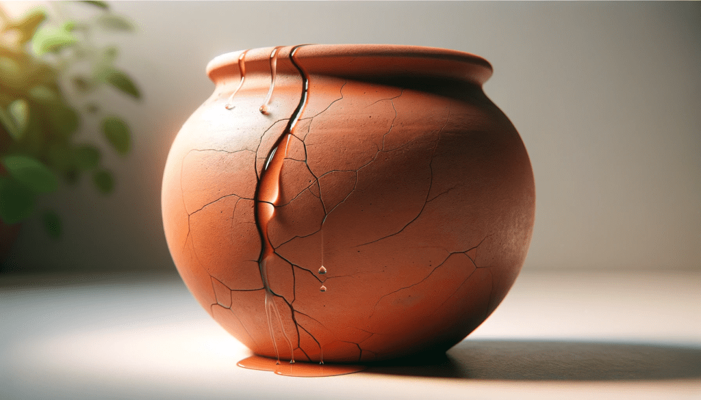 Terra Cotta Pot is Cracked