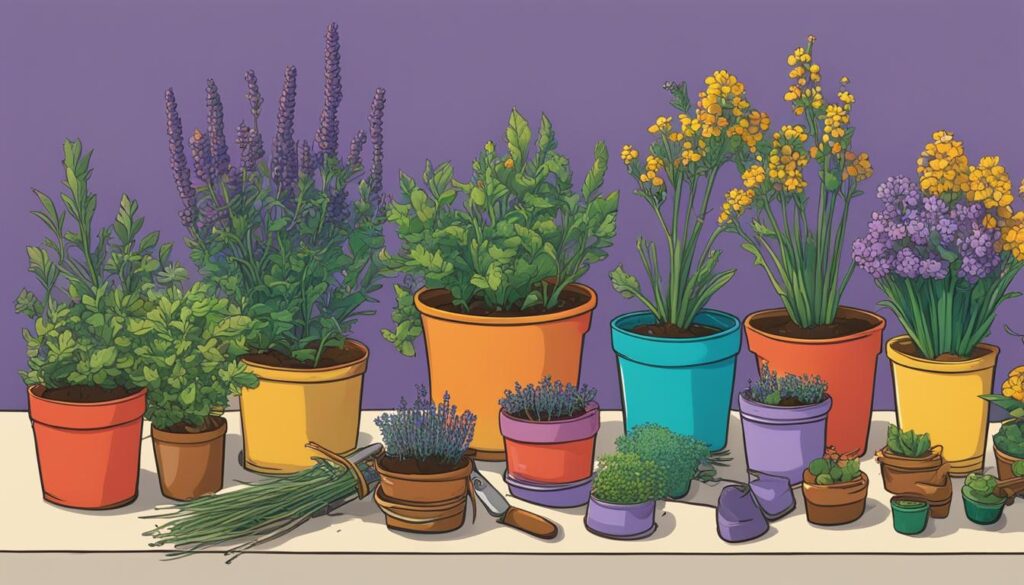 Propagation and Harvesting of Medicinal Plants in Containers