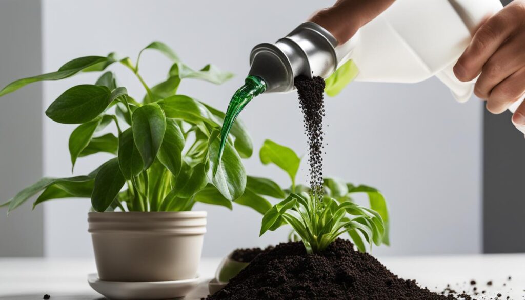 Proper techniques for fertilizing houseplants