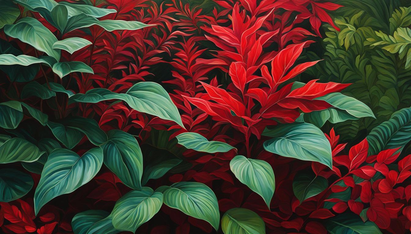 Red Foliage Plants