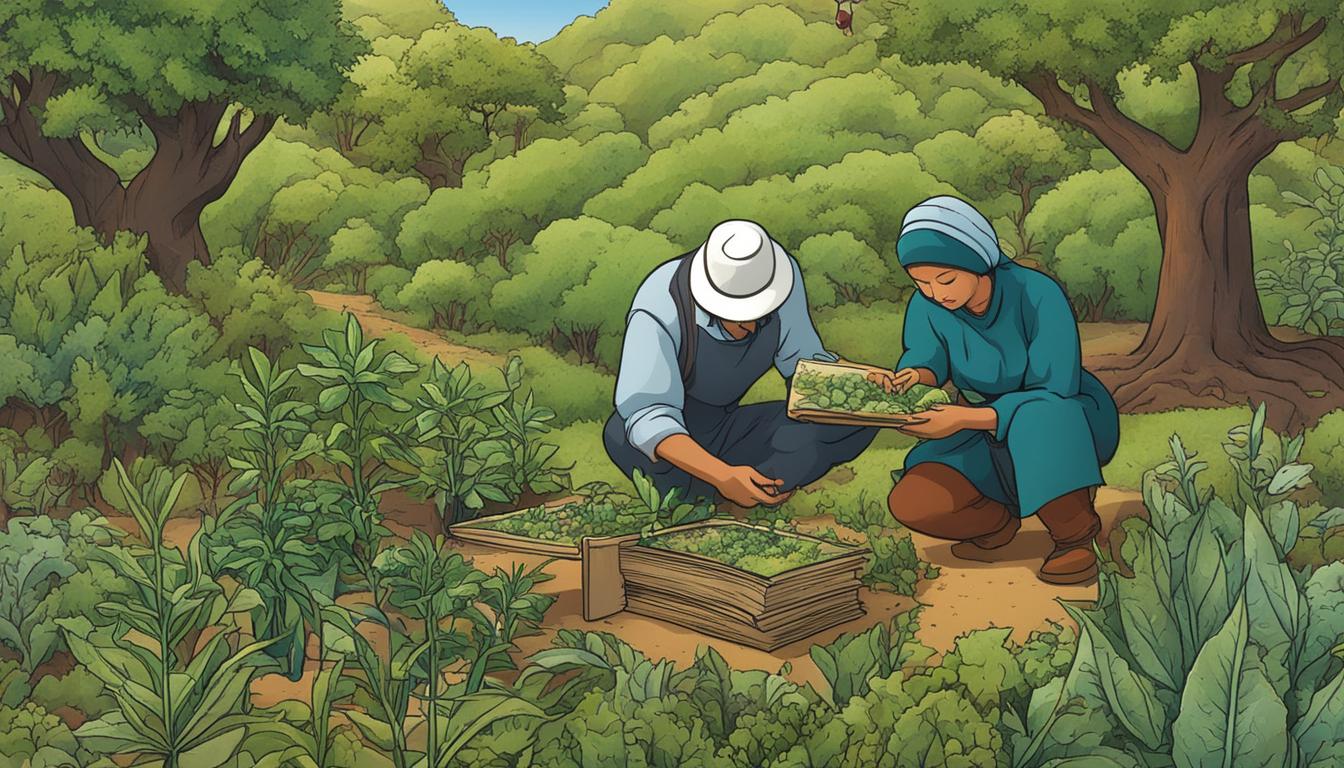 What are the ethical considerations in harvesting medicinal plants?