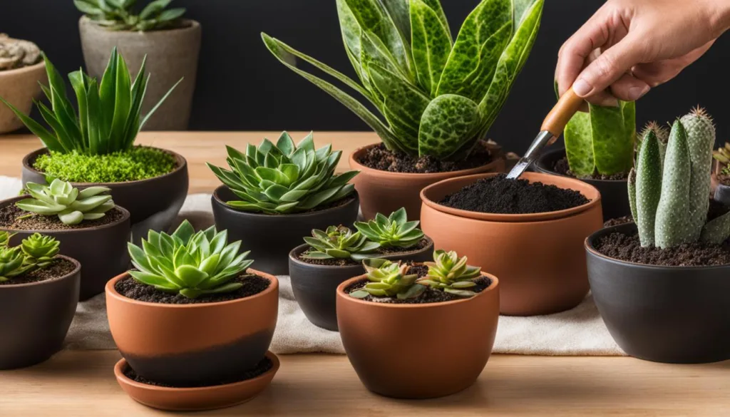 best pots for repotting indoor plants