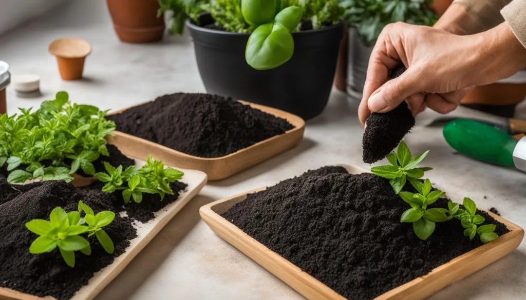 creating potting soil with ideal pH