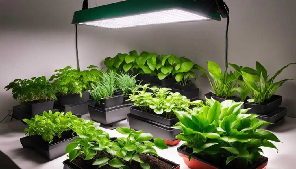 indoor plant grow lights