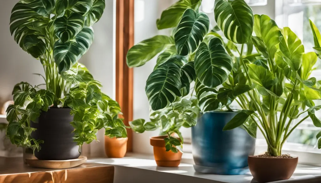 indoor plants and temperature