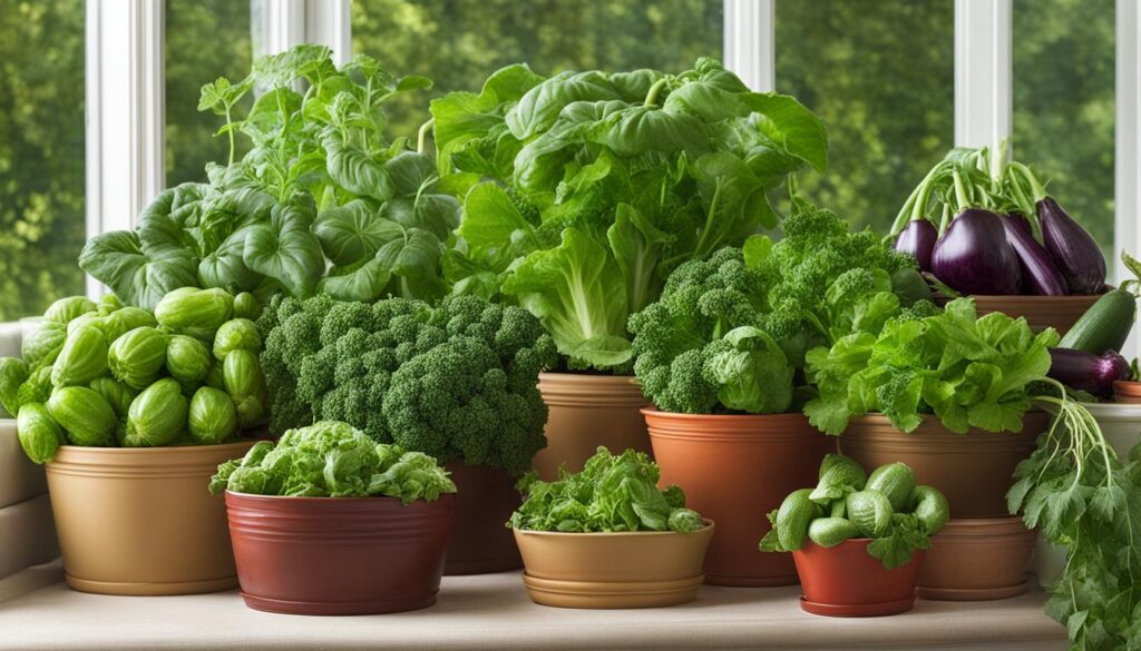 indoor vegetable growing containers