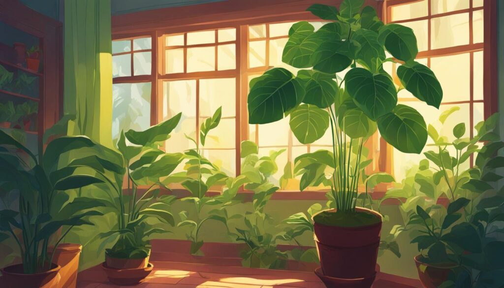 plants in detoxifying indoor air