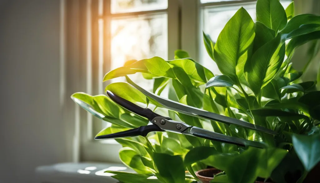 pruning for a lush indoor garden