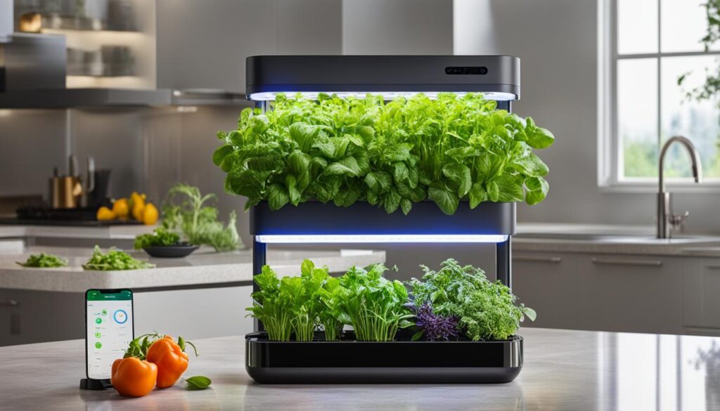 smart garden system for indoor gardening