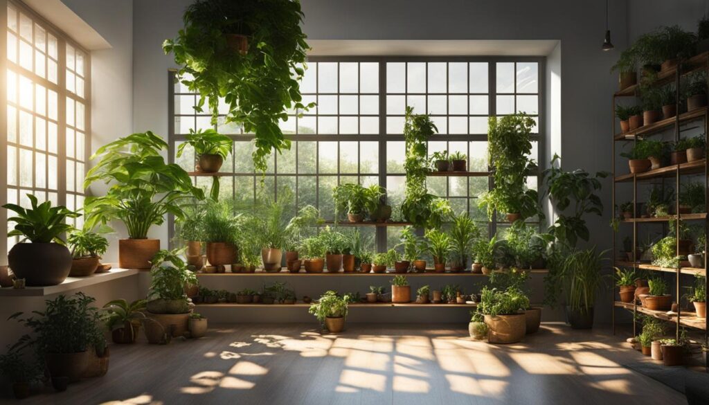 sunlight requirements for indoor plants