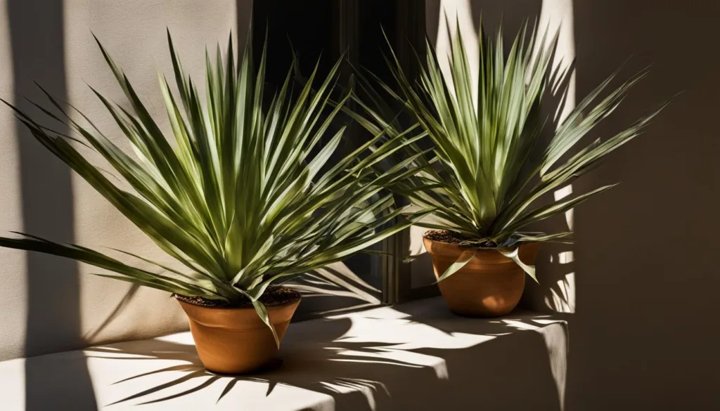 yucca plant lighting requirements